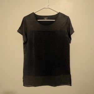 LOFT Blouse (Gray) - NEW